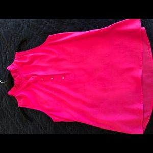 J Crew Factory ruffle trim blouse